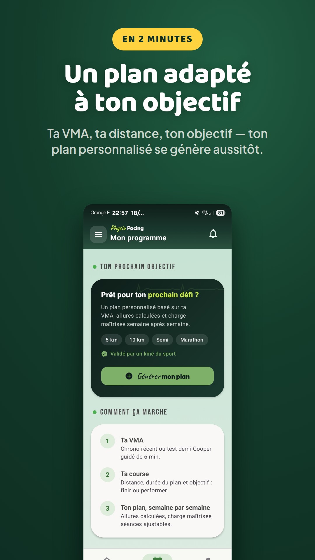 Génération de plan