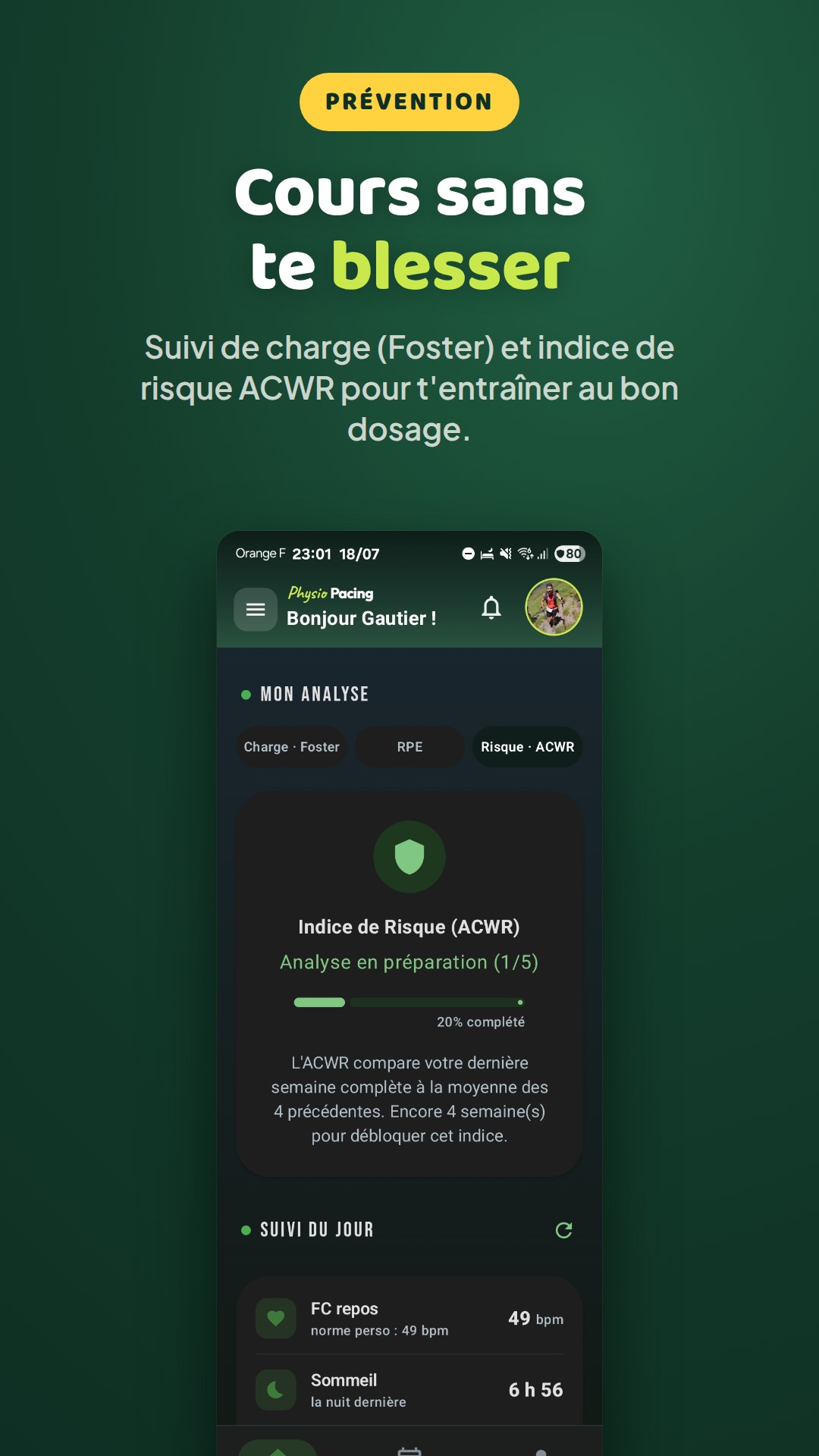 Prévention des blessures